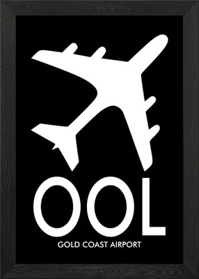 GOLD COAST AIRPORT OOL Gerahmtes Wandbild Poster Leinwanddruck Bild