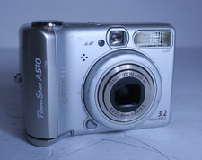Canon PowerShot A510 3.2 Megapixel Digital Camera - For parts or repair