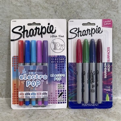 Sharpie Limited Edition Permanent Markers Lot of 2 Packs (9 Total) NEW SEALED