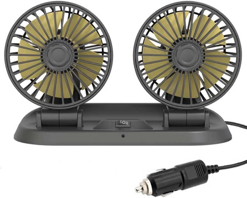 12 V Mini Ventola Di Raffreddamento per Auto, Camion, Furgoni, SUV, Camper, Barc - Foto 10 di 12