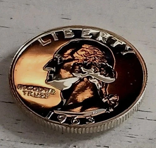 1963-P Gem Proof Washington Quarter 90% Silver