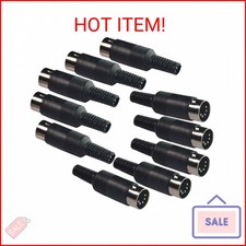 CESS DIN 5-Pin Plug MIDI Cable Connector 10 Pack