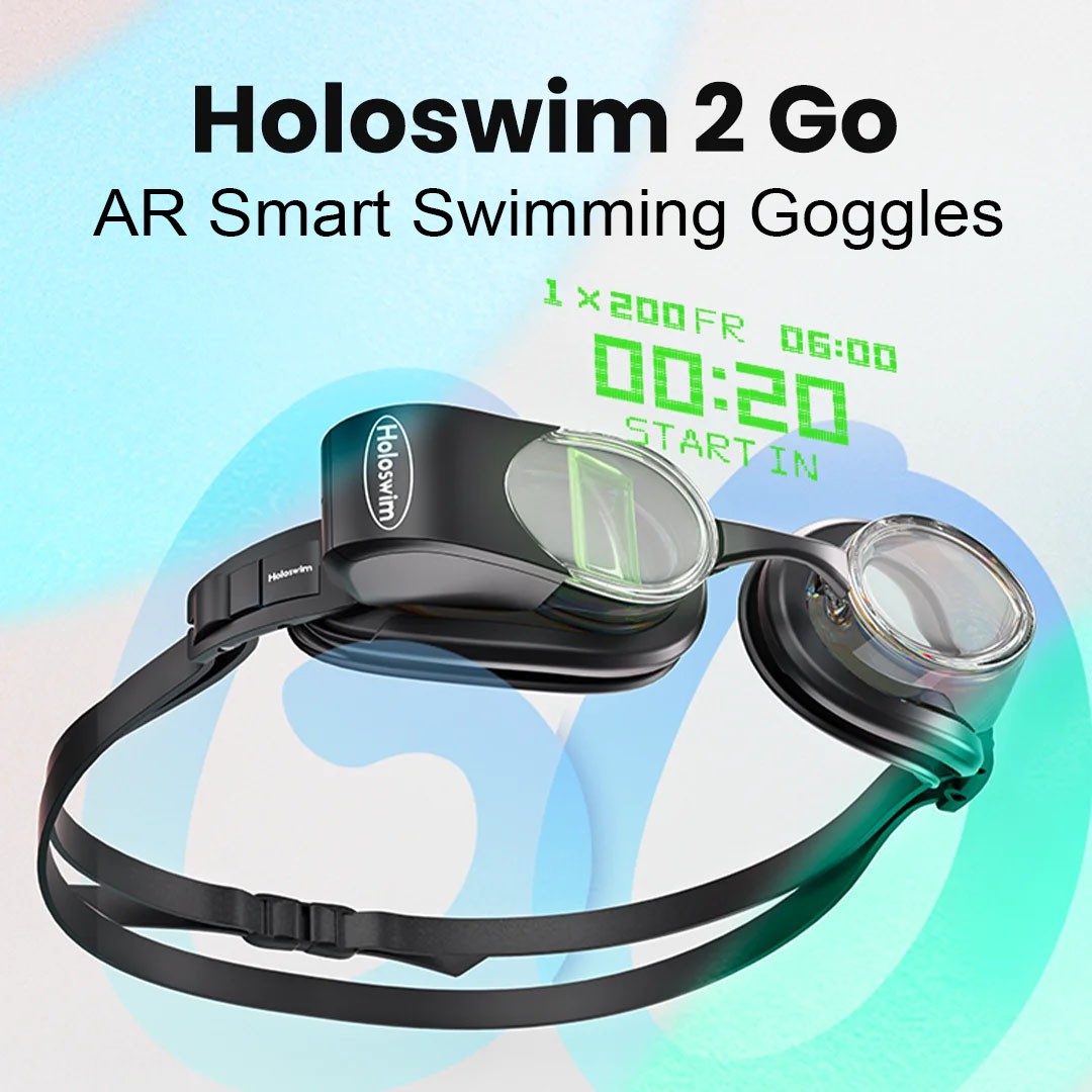 Holoswim 2 Go Smart Swim Goggles Anti-fog Swimming AR Goggles Real-time Display