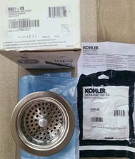 Kohler K-8801-VS Duostrainer 3-1/2" Basket Strainer - New But Missing Pipe