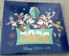 Disney Cruise Line 2026 4" x 6" Photo Album Scrapbook, Blue Multicolor