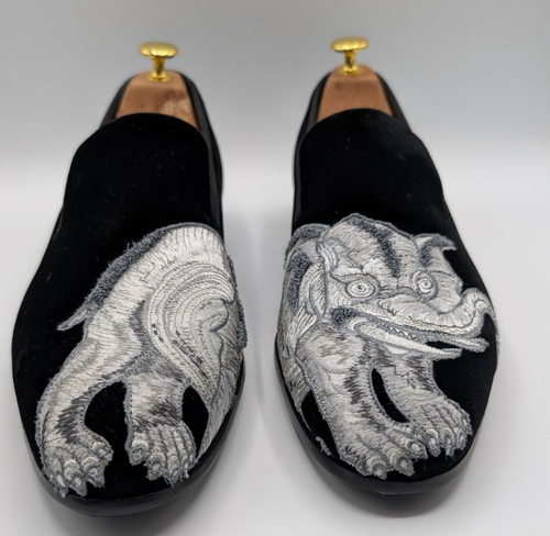 Louis Vuitton Kim Jones Monster elephant Loafers limited edition 2017 UK 10 EU44 - Picture 2 of 15
