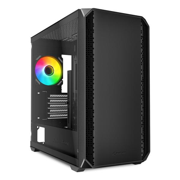 Sharkoon MK2 RGB Micro Tower Nero (MK2 RGB Black mATX [schwarz]) - Immagine 6