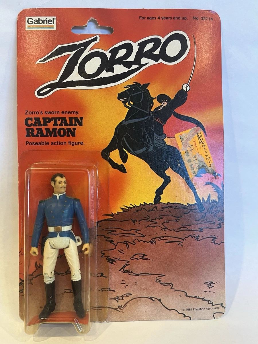 Zorro TV, Movie & Video Games Action Figures 1980-1989 Time Period