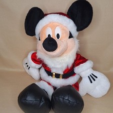 Mickey Mouse Disney Store Exclusive Santa plush 18" Christmas
