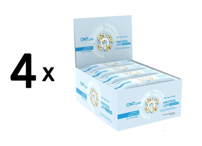 4 x QNT Protein Joy Bars (12x60g) Crunchy Vanilla Ice (38,19 EUR/kg)