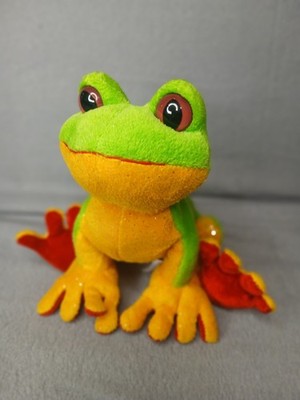 Ganz Webkinz Green Tree Frog Plush Stuffed Toy NO Code