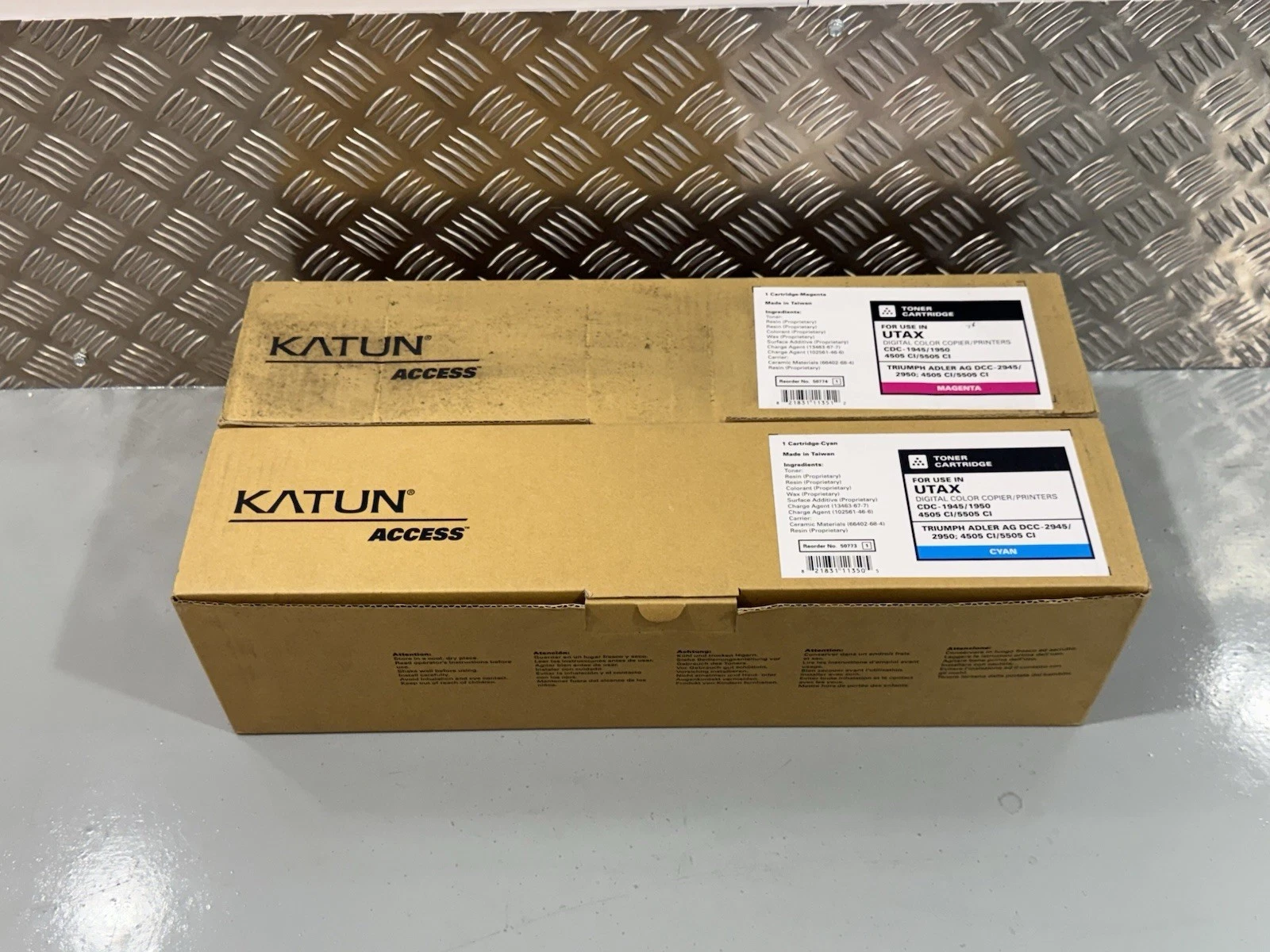 Katun Access Magenta & Cyan Toner Cartridge For Triumph UTAX CDC 1945 1950 4505 4