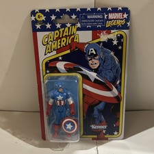 Marvel Legends Captain America Kenner Retro Card 3.75    Figure New Sealed