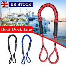 Kayaks Bungee Dock Lines 4ft Mooring Rope for Boat Pontoon Jet Ski Docks 4ft