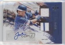 2019 Panini Diamond Kings DK Material Signatures Jeff McNeil #DMS-JM Auto b9e