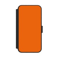 KlapphüLle FüR Apple Iphone 16 Pro Farbe Einfarbig Orange