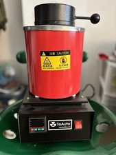 TOAUTO 110V Digital Electric Metal Melting Furnace Melter w/3KG+2KG Crucibles