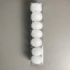 Crate & Barrel FLOATING Round Candles Qty. 7 White New Classic