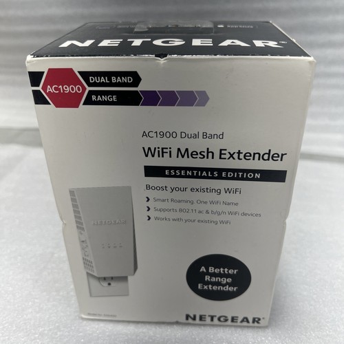 Netgear AC1900 Dual Band WiFi Mesh Extender EX6400-100 | New In Box Sealed