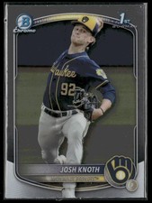 2025 Bowman #BCP-136 Josh Knoth Chrome Prospects