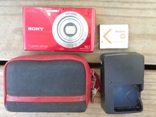Sony Cyber-shot DSC-W330 14.1MP Digital Camera Red FOR REPAIR Loose Dial Works