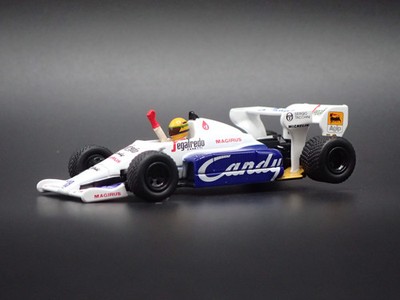 TOLEMAN TG184 #19 1984 MONACO SENNA VINTAGE F1 RACING 1:64 SCALE DIECAST MODEL C