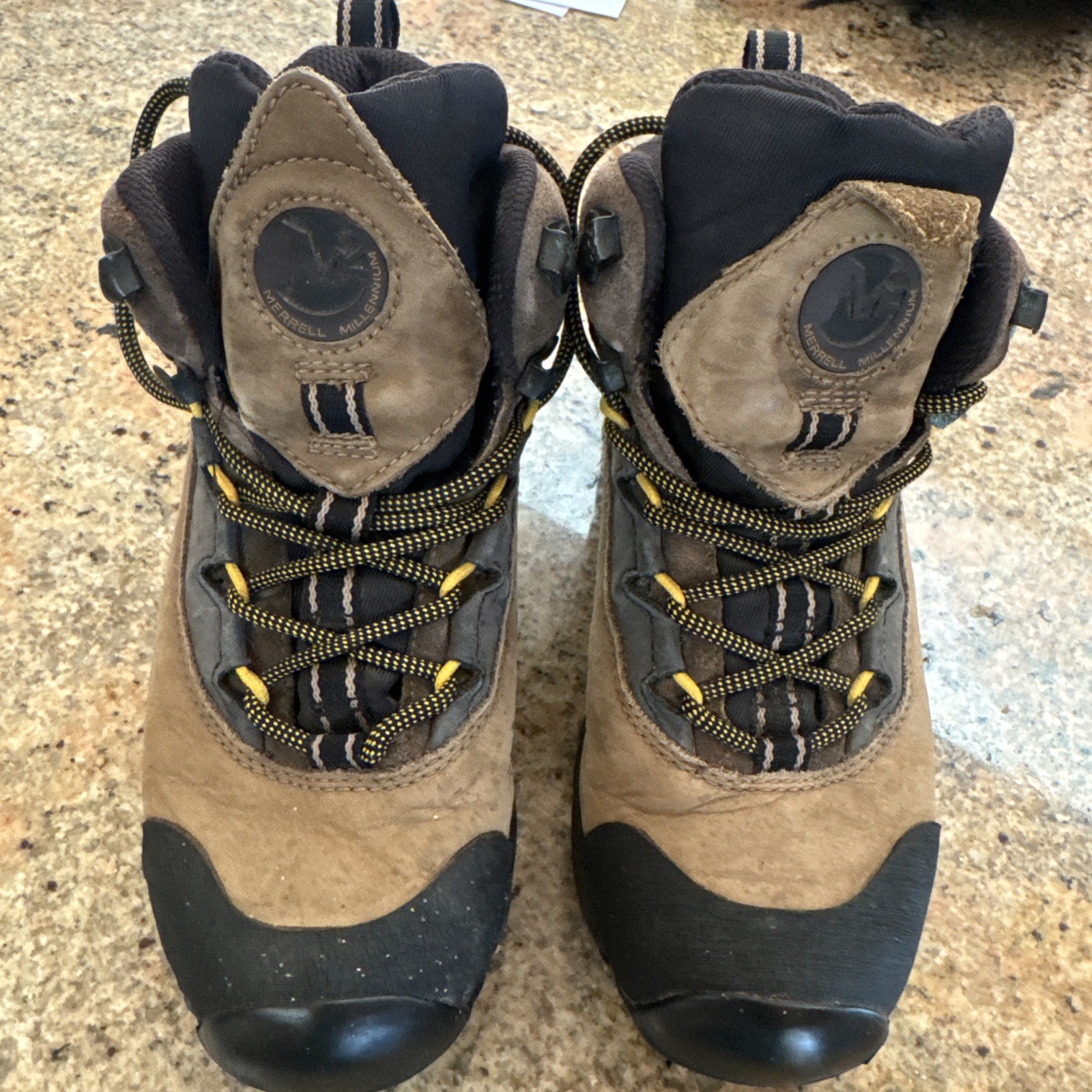 Merrell Millennium M2 Blast Stivali marroni impermeabili da trekking donna 7 5