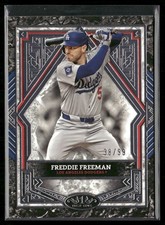 Freddie Freeman 2025 Topps Tier One #38 Silver Foil Los Angeles Dodgers