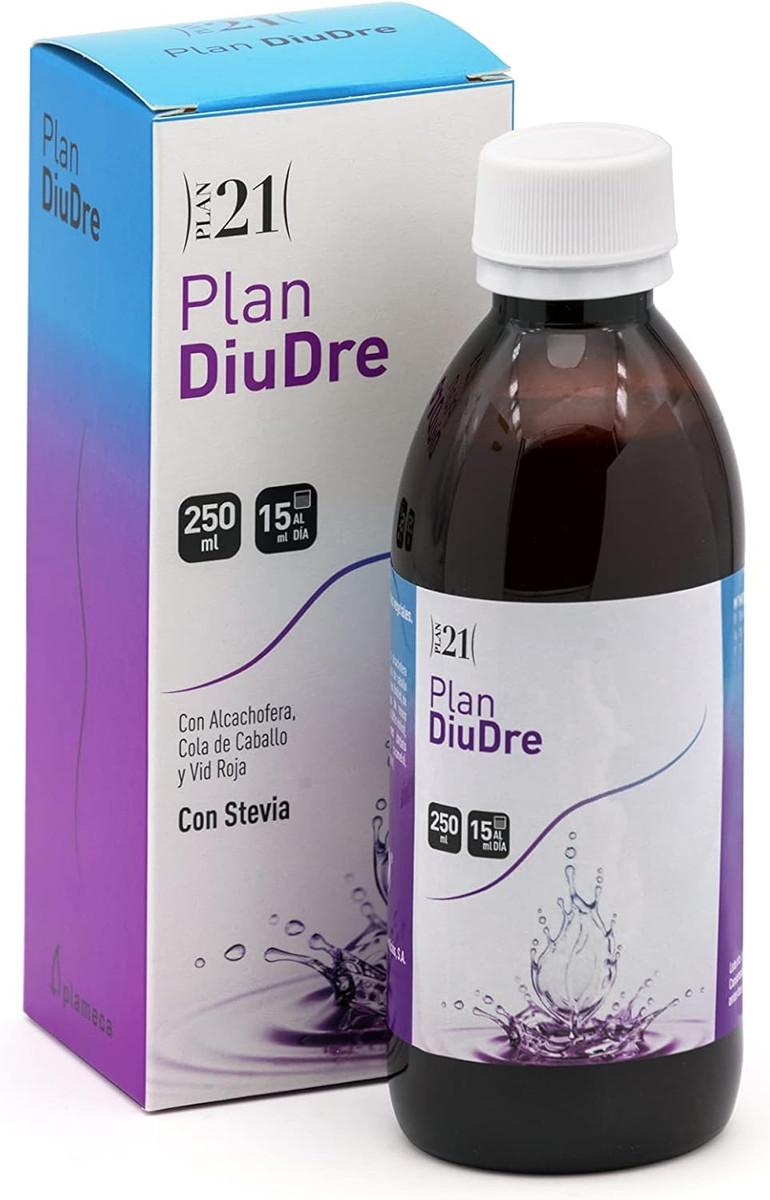 PLAMECA - Plan 21 Diudre, Con Stevia, Control Peso Corporal, Ayuda Ante Retenció