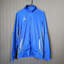 Nike Air Jordan Flight Team Dri-Fit Full Zip Jacket Shirt Blue Men's Medium