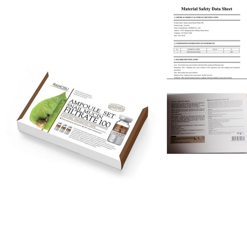 Ramosu Snail Mucin Filtrate 100 Serum 10ml 3-Pack at eBay
