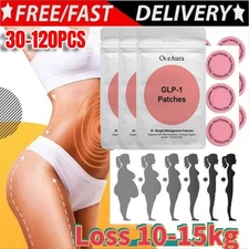 30-120PCS GLP-1 Patches - Weight Loss, Boosts Metabolism, Suppresses Appetite