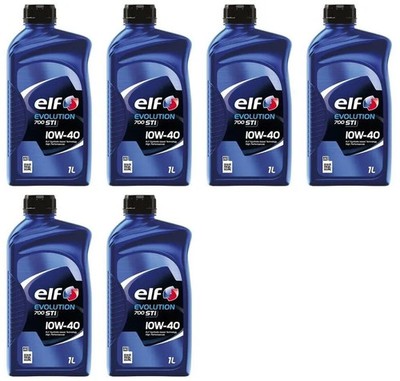 6l ELF Evolution 700 STI 10W-40 Motoröl ACEA A3/B4, API SN/CF, PSA B71 2300