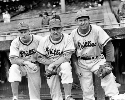RITCHIE ASHBURN, DEL INNIS & BILL NICHOLSON Phillies 5x7 Borderless ...