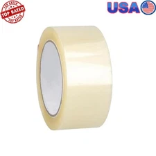 Durable Clear Shipping Tape Rolls 2 In x 100 Yards 36 Pack Acrylic Multipurpose