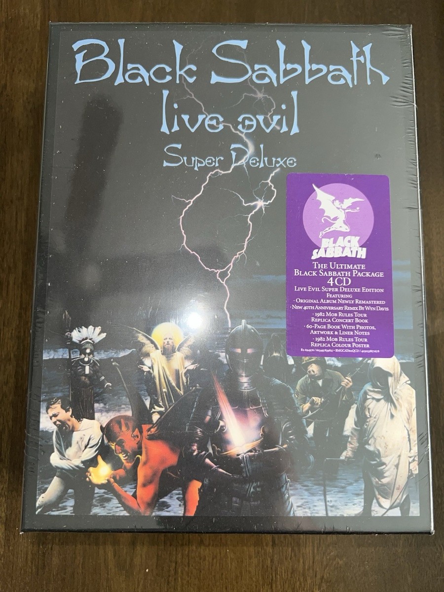 BLACK SABBATH SUPER DELUXE LIVE EVIL (4) CD BOX SET UNRELEASED NEW