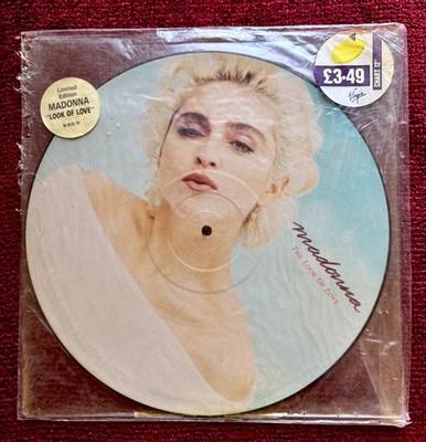MADONNA SEALED LOOK OF LOVE PICTURE DISC PROMO HYPE STICKER PRICE VIRGIN MUSIC