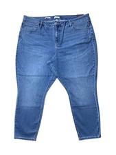 Ava Viv Women's Plus Size Blue Denim Stretch Skinny Jeans With Pockets Size 26
