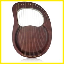 Timeless Classic  OW  16-String Wooden Lyre Harp,Mahogany Wood String Instrumen...
