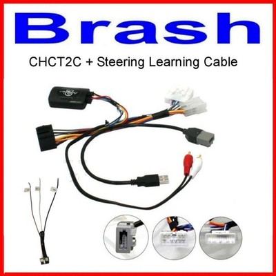 PEUGEOT 107 2005-2014 STEERING WHEEL INTERFACE + LEARNING CABLE AERPRO CHCT2C