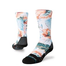 NWT Youth LG Large 3-5.5 YL STANCE Flowerful Kid's Poly Snow Socks Floral 1 Pair