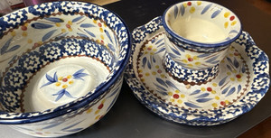 Polish Pottery Cheese Baker (or Brie baker)