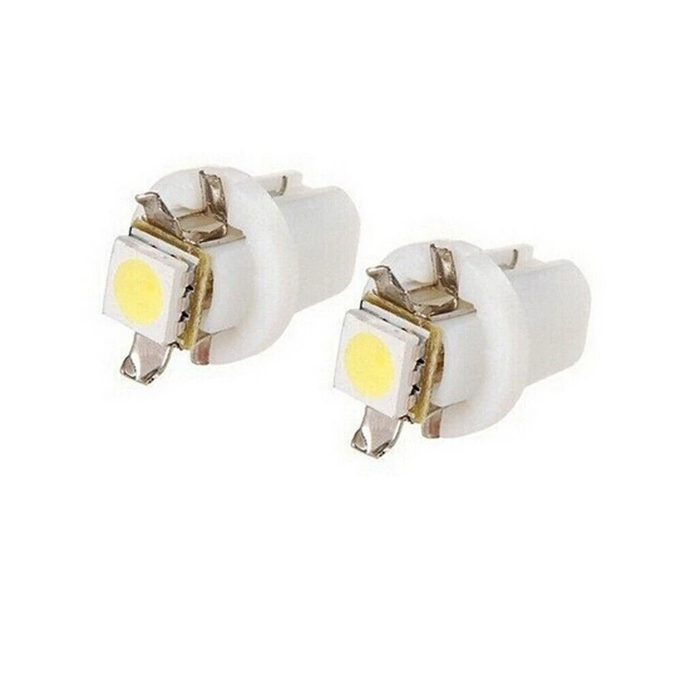 10PCS WHITE T5 B8.5D 5050SMD Car LED Dashboard Instrument Light Bulb Accessories - Image 4 of 4