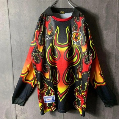 Japan National Team 1998 GK Flame Jersey Asics Kawaguchi