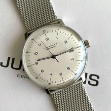 Junghans Max Bill Automatic Watch 027 4700 02 38mm White Dial