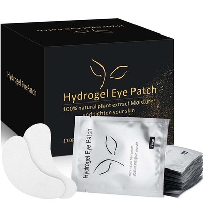100 Pairs Pro Hydrogel Under Eye Patches for Lash Extensions & Tinting