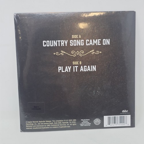 Luke Bryan Country Sing Came On Play It Again 7" Vinyl Record Album Single - Picture 4 of 10