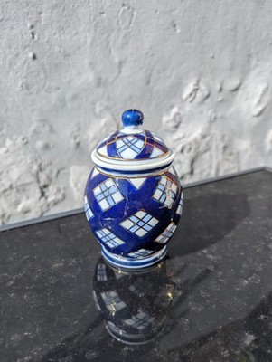 Schöne Vintage Mid Century Stil Chinesisches Export Porzellan Deckel Ingwer Dose