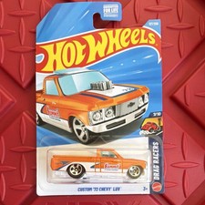 Hot Wheels Custom '72 Chevy Luv Drag Racers 1:64 Pickup Orange Summit Racing