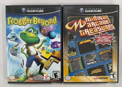 Gamecube Game Lot - Frogger Beyond, Midway Arcade Treasures - Working - Complete